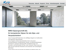 Tablet Screenshot of miro-gipser.ch
